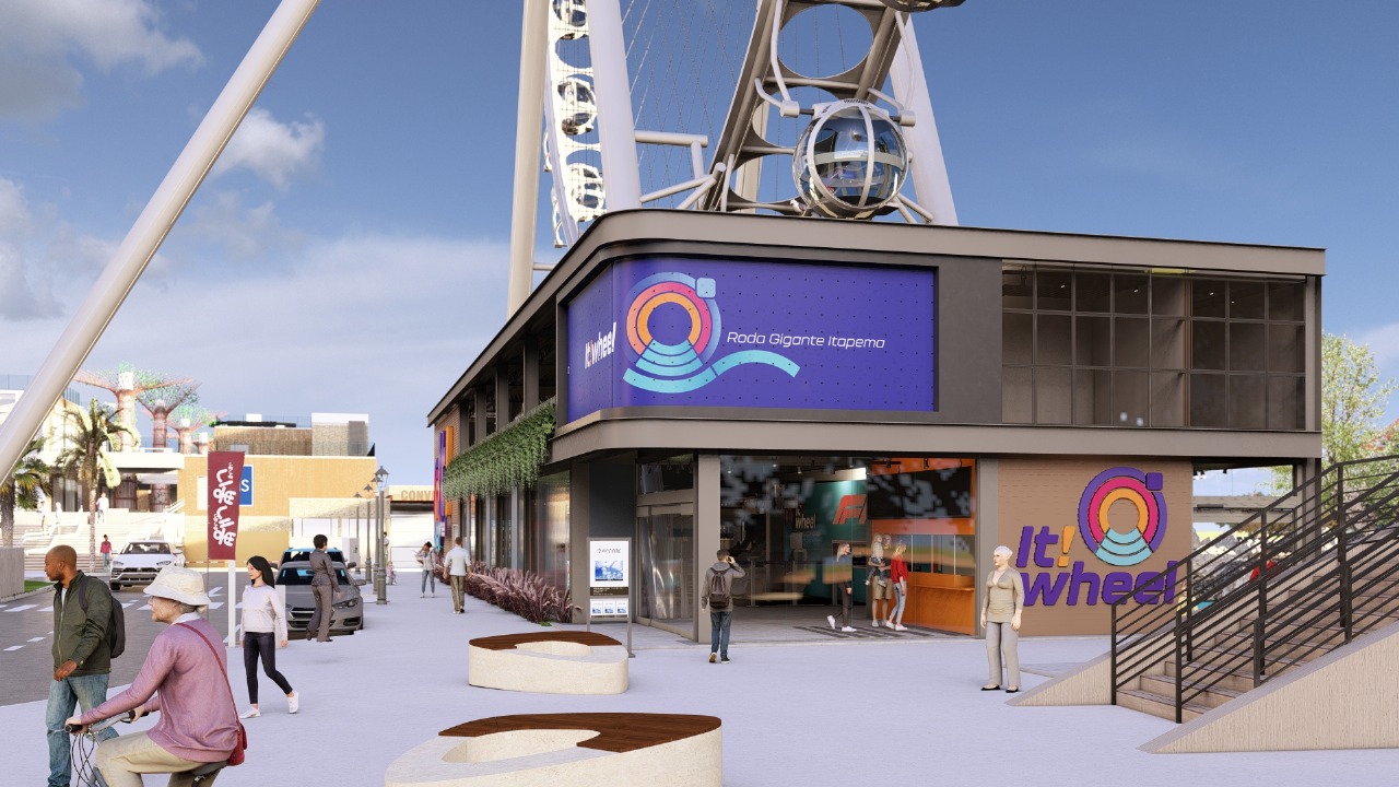 Projeto da It Wheel em Itapema — roda-gigante de 60 metros à beira-mar