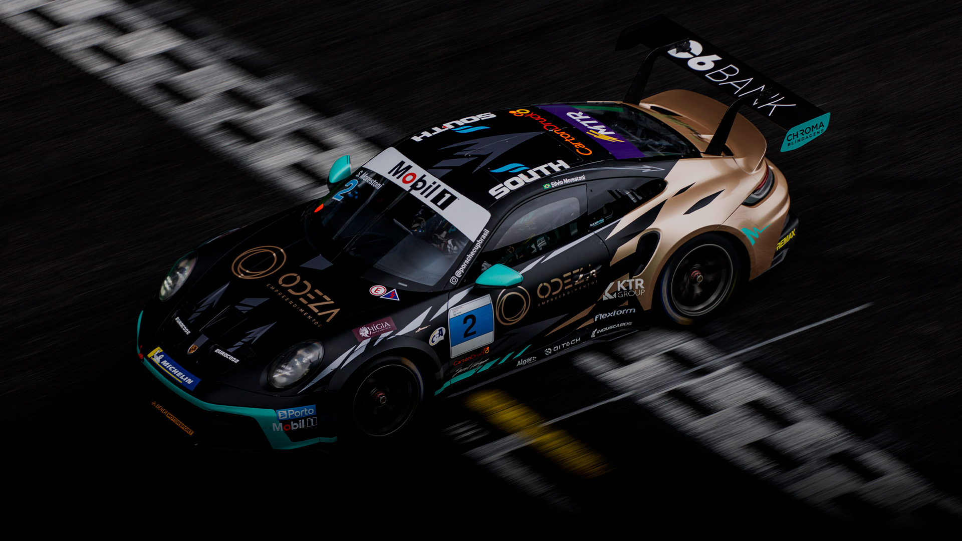 Odeza Empreendimentos patrocinadora Silvio Morestoni Porsche Cup Brasil 2026 - Investimento Imobiliário Alto Padrão