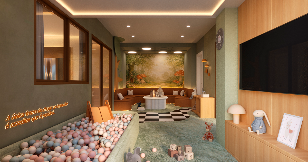 Residencial Tría - Lazer Brinquedoteca