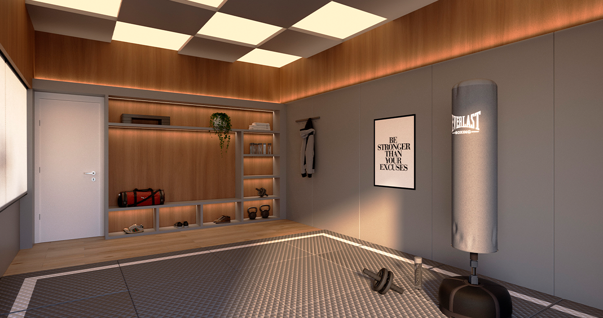 Residencial Tría - Lazer Sala Multiuso