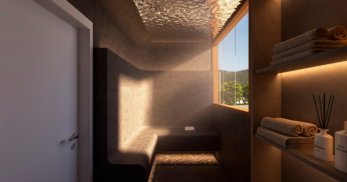 Residencial Tría - Lazer Sauna